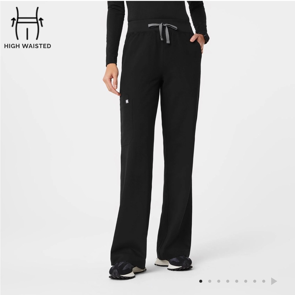 High Waisted Isabel Wide Leg Scrub Pants